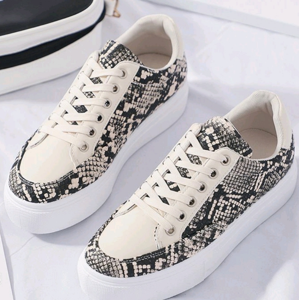 Python Snakeskin Trainers - Picture 4 of 4